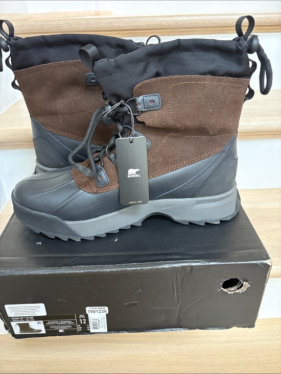 Sorel Other - NWT/NIB Men’s Sorel Brown and Black Insulated Lace-Up Winter Boots